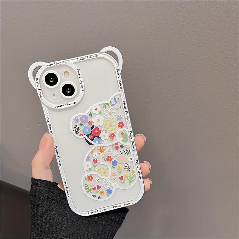 Cute Bear Head Cat Lanyard Phone Case For Phone Case