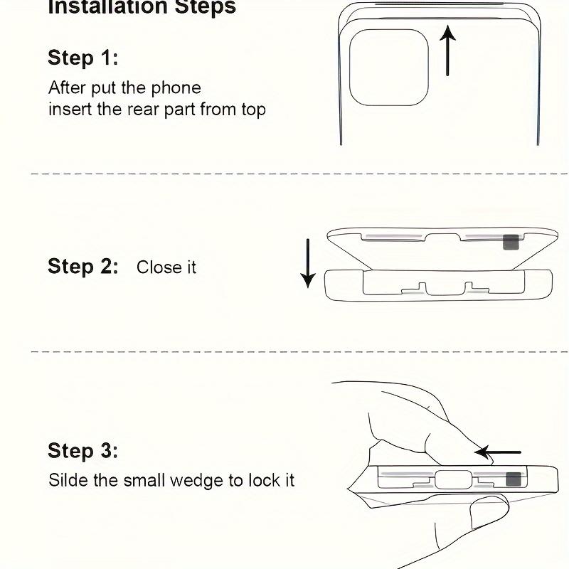 No Fingerprint Identification, Cannot Be Used Normally With Phone Film, Not Shockproof, Full-coverage Phone Case For Samsung Galaxy S23 S21 S22 Ultra, 360° Flip Metal Plated Phone Case With HD Tempered Glass Full Screen Protective Cover