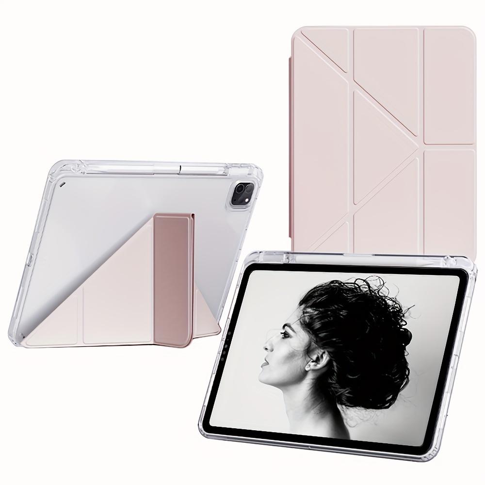Transparent Acrylic With Pen Slot Protective Case For IPad Pro 11, Pro 12.9, Air 5th Generation, Air 4, 10.9, 10th Generation IPad, 9th Generation, 10.2-inch, 8th Generation, 7th Generation,Air 2, Air 3, Pro 10.5-inch, Mini