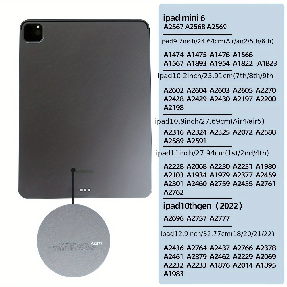 A Design Sense Can Be Rotated Lychee Pattern Solid Color, Magnetic Suction Wake Sleeping Standable Anti-fall Wear-resistant Seven Classic Colors Available New Flat Protective Cover, Suitable For Mini1/2/3/mini4/mini5/mini6/9.7/10.2/10.5/10.9/11/10