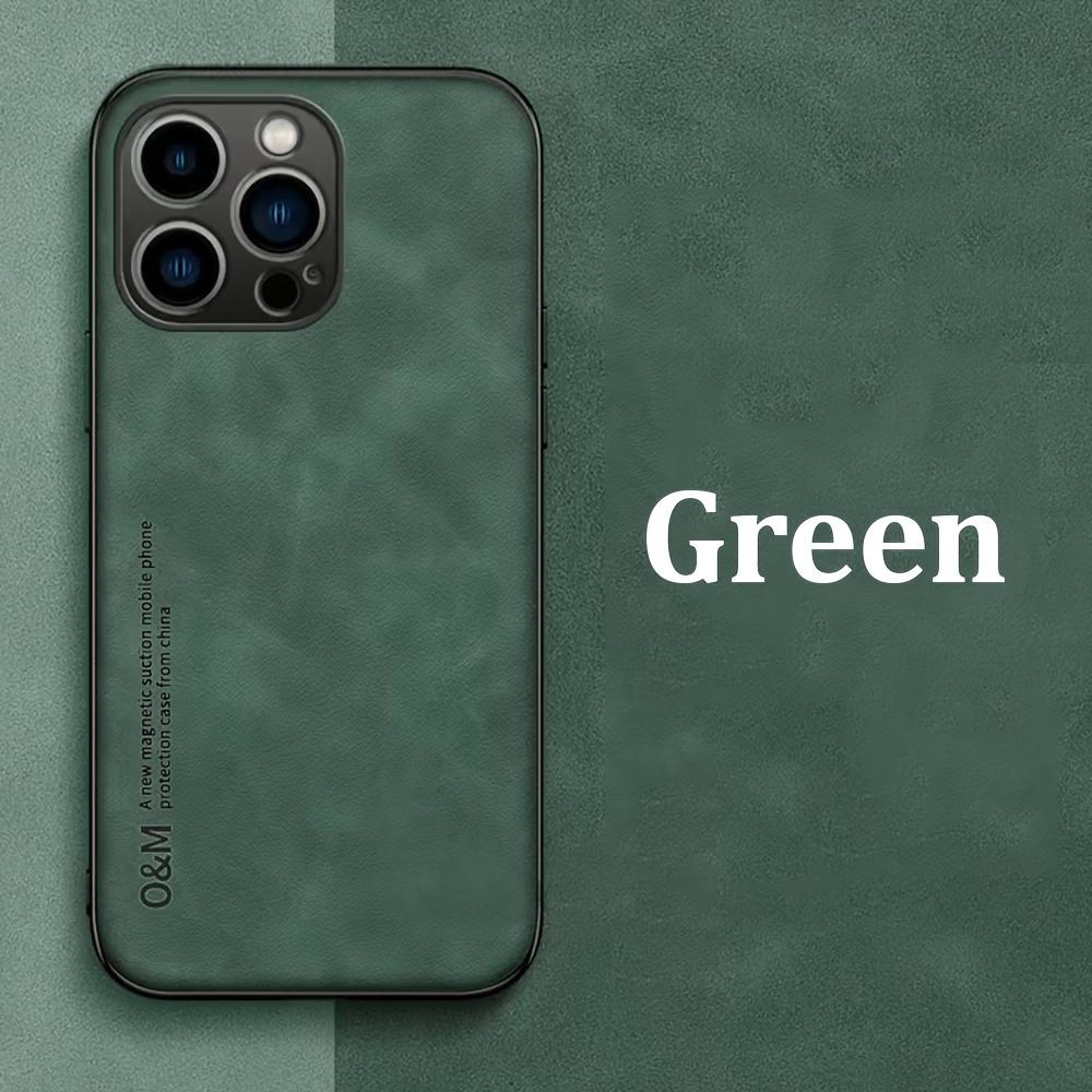 Luxury Artificial Sheepskin Leather Phone Case For iPhone 15 14 13 12 11 Pro Max Plus Men Women Silicone Bumper Shockproof Support Car Holder Cover