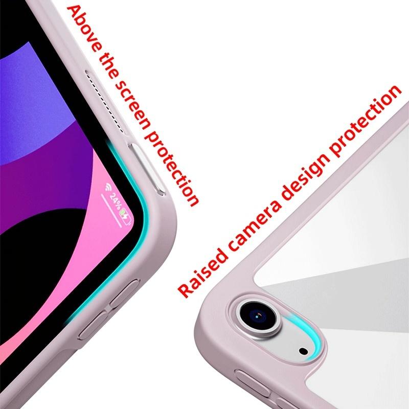 cases Protective Tablet Case Magnetic Kickstand With Pencil Holder For 10.9-inch, For IPad Air 4/Air 5 Generation, Auto Sleep And Wake All-Inclusive Protective Case For IPad Mini6, 10.2" 7th/8th/9th With Smart Cover Case, Solid HD Acrylic Protection