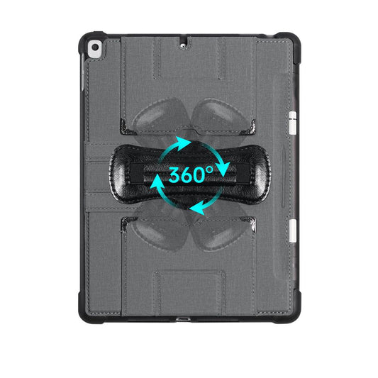 Hand Hold Rotation Waterproof Anti-fouling Fabric Texture Case Cover For iPad Pro Air 4 5 10.9 inch With Pencil Slot Logo Custom