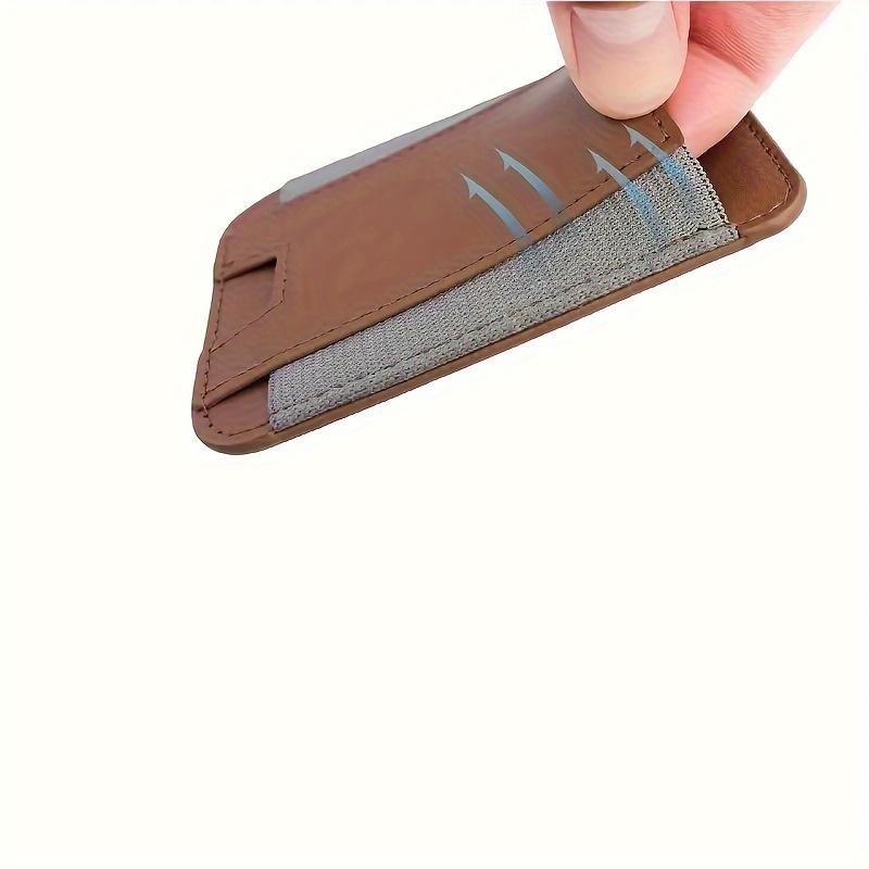 1pc Men's Magnetic Wallet, Magnetic PU Leather Card Case For AirTag