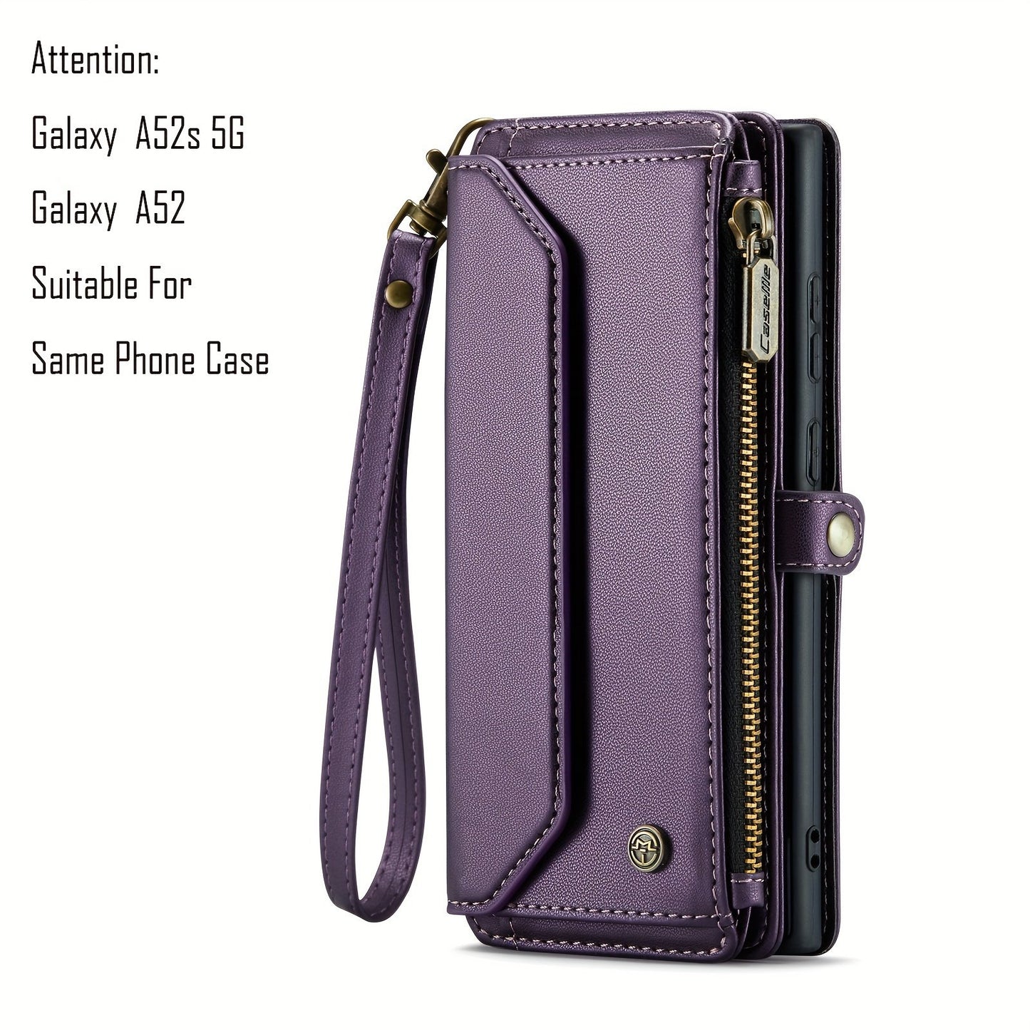 New Flip Wallet Style Phone Case With Zipper, For Samsung Galaxy S10Plus/ S20ultra/ S21plus/S22ultra/S24 Series/S24 Series/A12/A13/ A14/A15/A01S/A53/A54/A71/A72 4G 5G/Galaxy Note 10 Plus/Note20