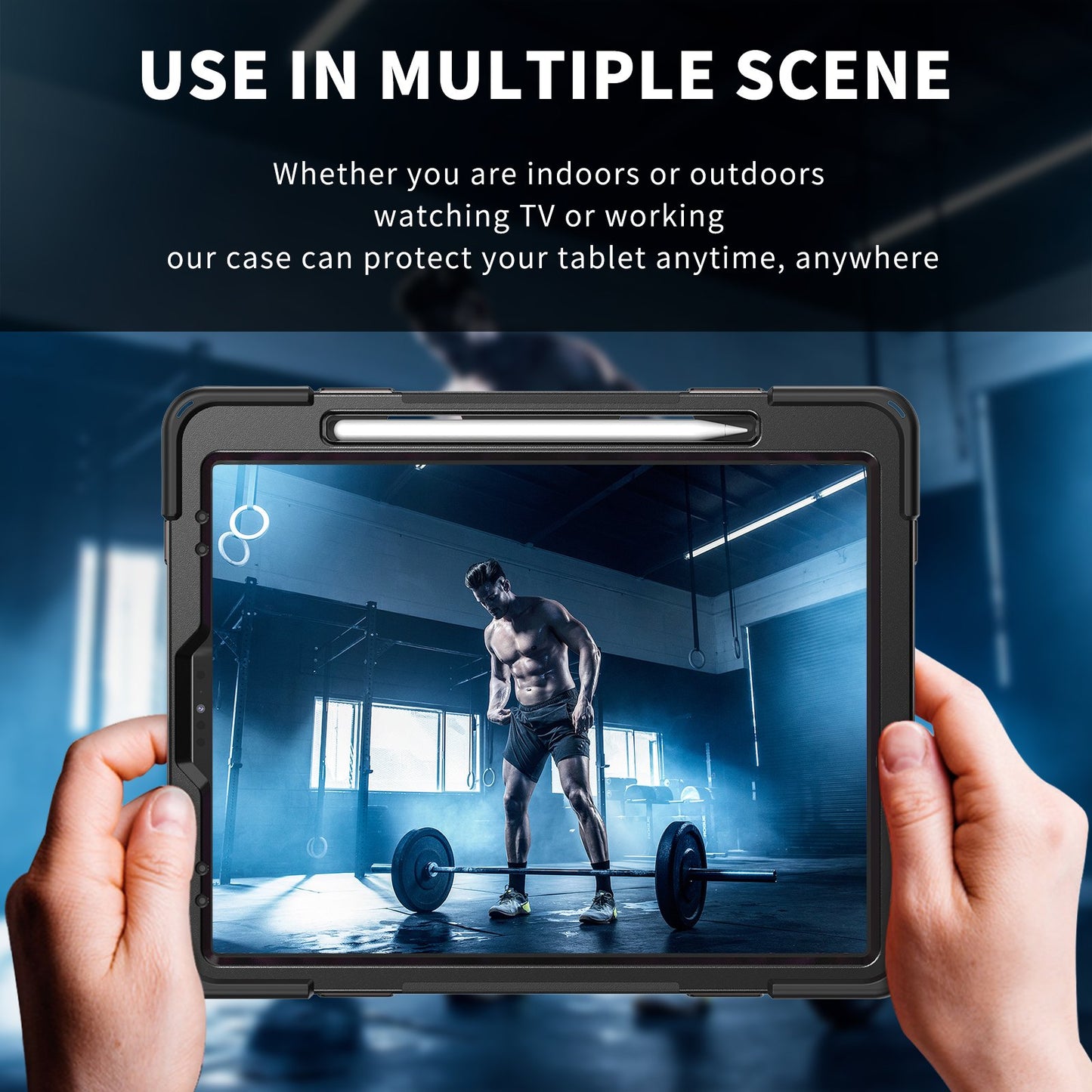 360 Degree Rotation Protective Case For IPad Pro 13 inch 2024 Released Tablet Case Shoulder Strap Exclusive