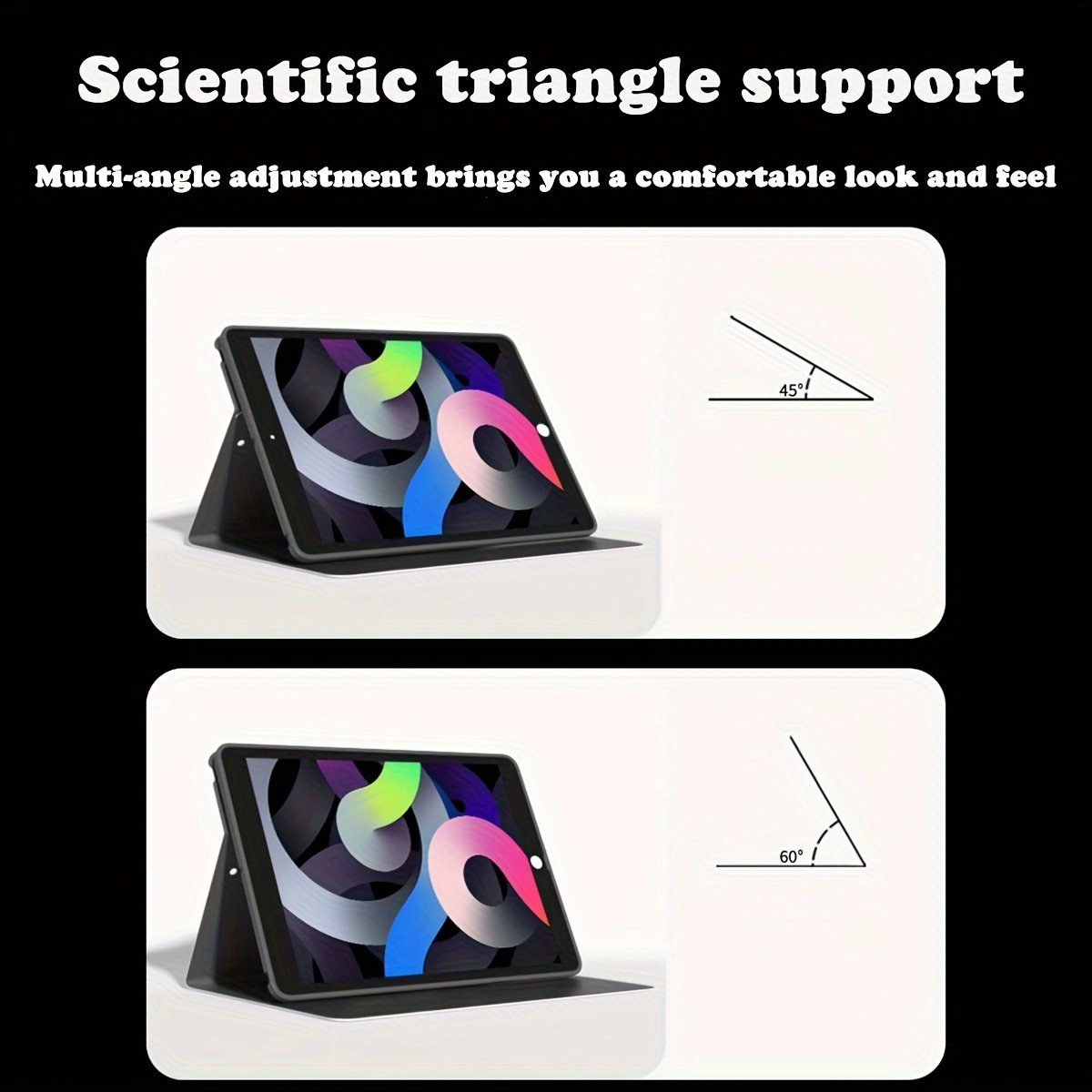 TPU Soft Case for iPad 10.2 Inch 7th 8th 9th Generation - Honeycomb Heat Dissipation, Smart Hibernation Wake Up, Lightweight Anti-Fingerprint - Full Wrap Protection