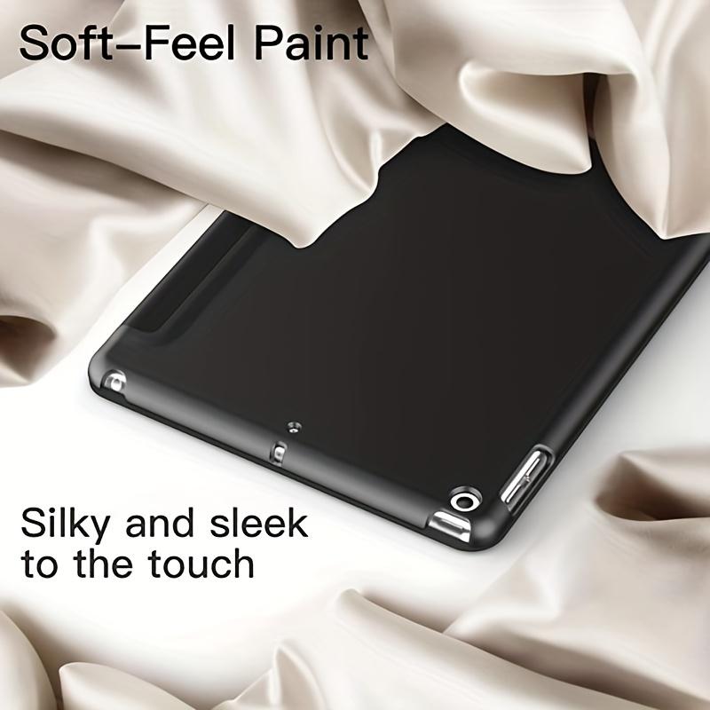 For IPad Air 5/4 (2022/2020 Models) With Pen Holder, Support For Second Pencil Charge, Slim Tablet Case With Soft TPU Back, Automatic Wake/sleep