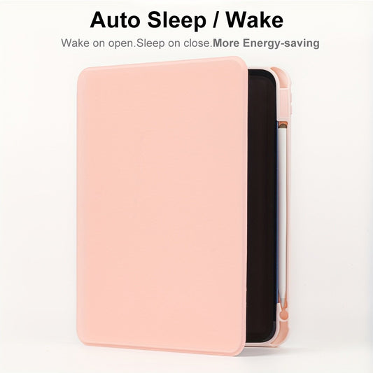 For IPad 10 Generation 2022 Model Rotating Acrylic Protective Case For IPad 10.2 Inch 7th 8th 9th Generation Protective Model Anti-bending Protective All-inclusive Model Protective Case For IPad Pro11 With Pen Slot Model Multi-angle