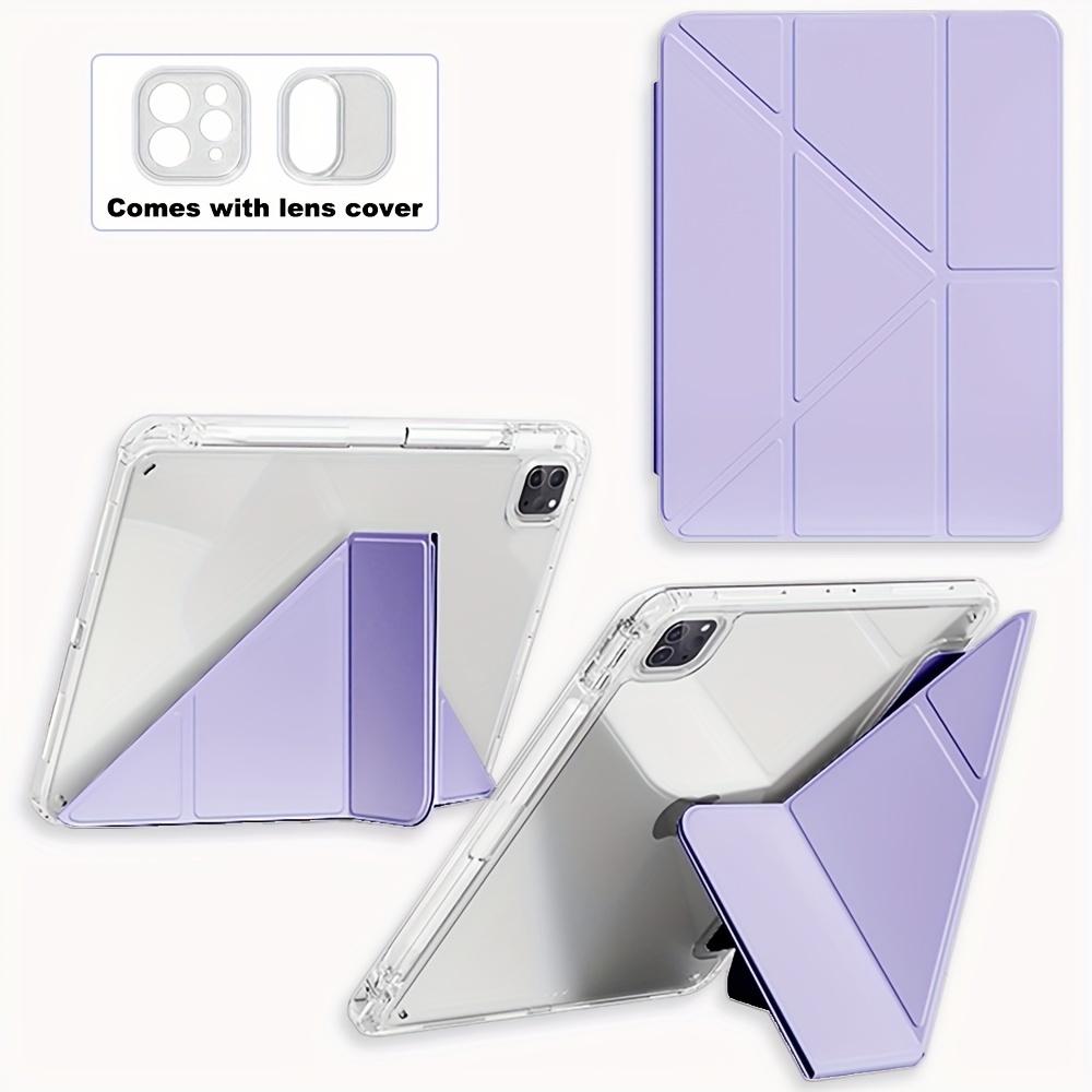Transparent Acrylic With Pen Slot Protective Case For IPad Pro 11, Pro 12.9, Air 5th Generation, Air 4, 10.9, 10th Generation IPad, 9th Generation, 10.2-inch, 8th Generation, 7th Generation,Air 2, Air 3, Pro 10.5-inch, Mini