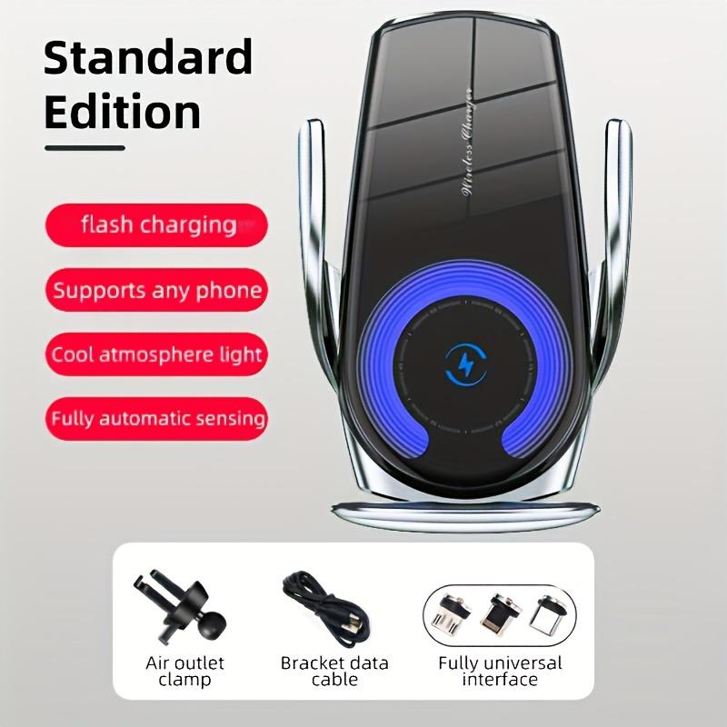 25w Car Holder Wireless Charging Mobile Phone Holder Fast Charging Support Navigation Air Outlet Automatic Induction (suitable For All Smartphones, Free Android/tyte-c/Apple Magnetic Receiving Port)