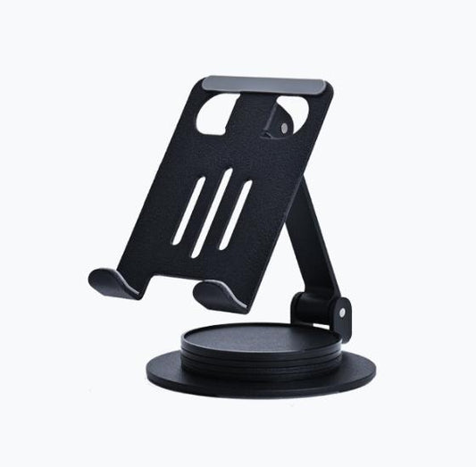 High density carbon steel mobile phone holder Aluminium alloy Adjustable Desk Holder Full Metal 360 degree Rotating Bracket