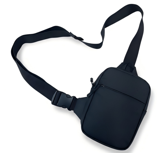 Waterproof Mini Crossbody Phone Bag, Simple Solid Color Waist Pouch - FANSONG