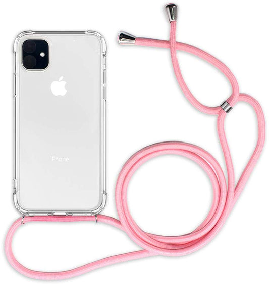 Crossbody Case for iPhone 11 - Clear Transparent TPU