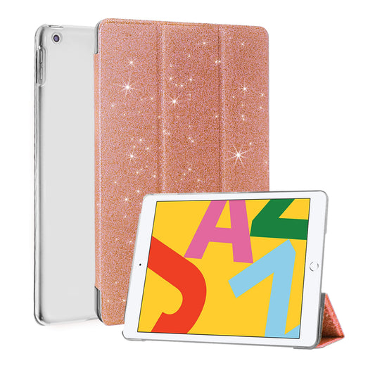 iPad Case 10.2 inch, Cover for iPad 7th Glitter PU Leather Cover