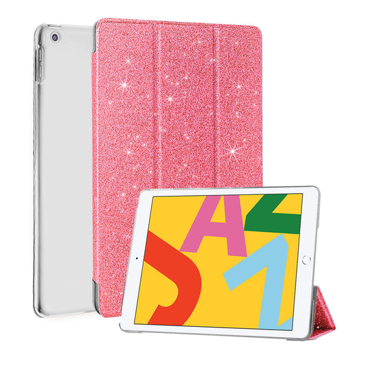 iPad Case 10.2 inch, Cover for iPad 7th Glitter PU Leather Cover