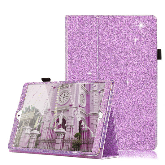 iPad 10.2 inch Case, Glitter Magnetic Closure PU Leather Cover