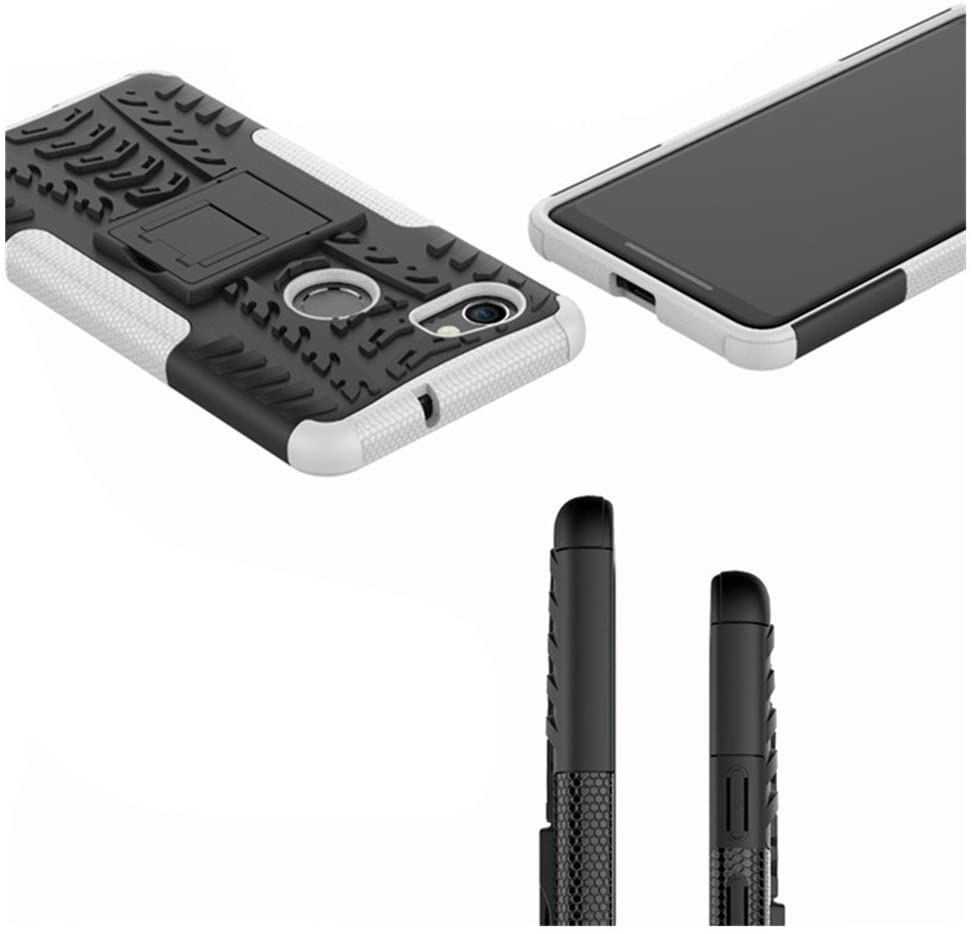 Google Pixel 2 Case Rugged Rubber Hybrid Shockproof Case Cover