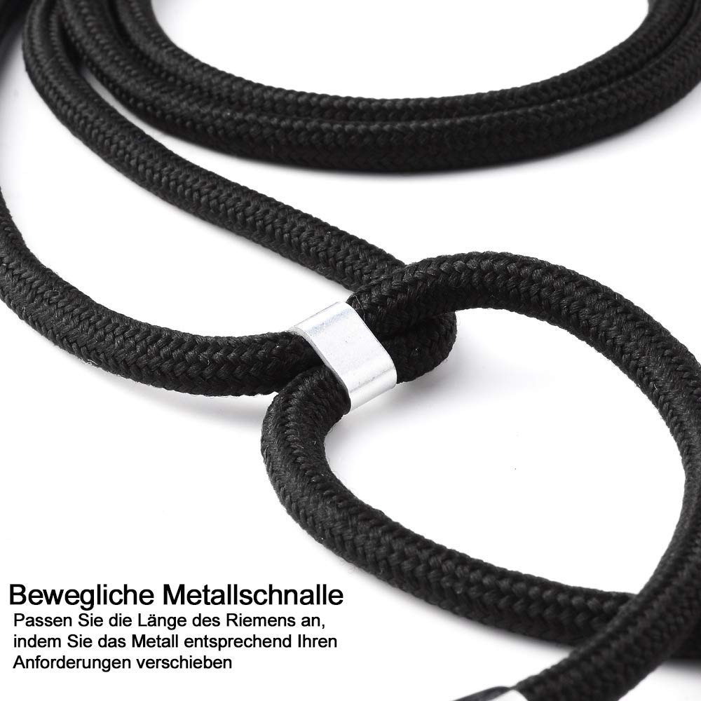 Crossbody Case for iPhone 6s/7/8 Plus - Clear Transparent TPU