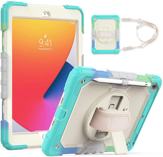 iPad 10.2 with Screen Protector Cover iPad 7th/ 8th/9th Gen Case