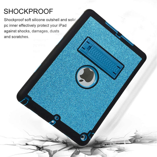 iPad 9.7 inch 2017/2018 Case, Protective Kickstand Case Cover for iPad 5th/6th Generation