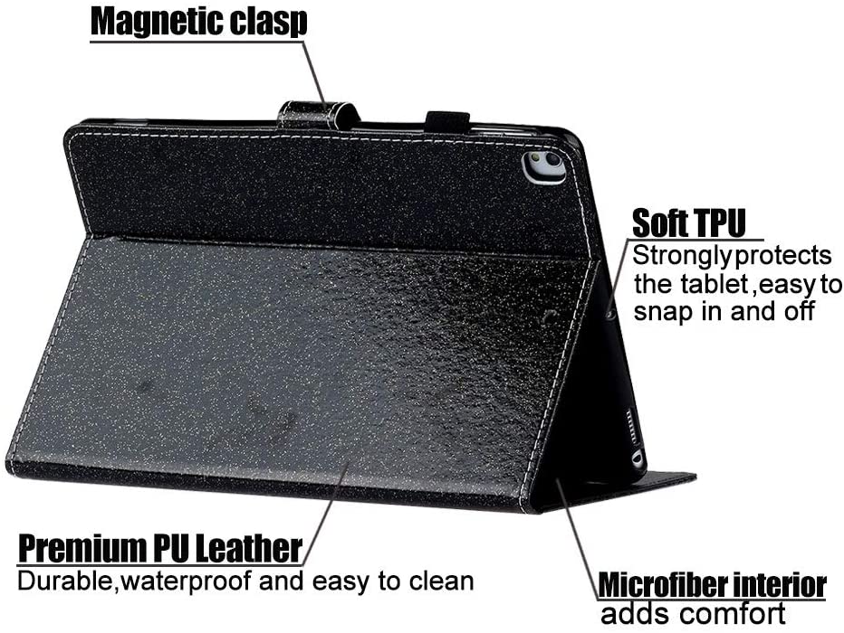 10.2/10.5 inch Case with Pencil Holder Flip Stand Cover