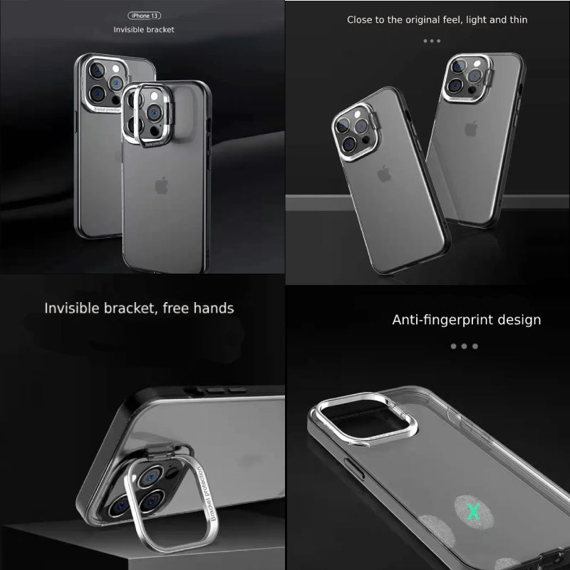 2022 Newest Upgraded Metal Protective Lens Protector Bracket Phone Case for iPhone 13/13 Pro/13Pro max Case