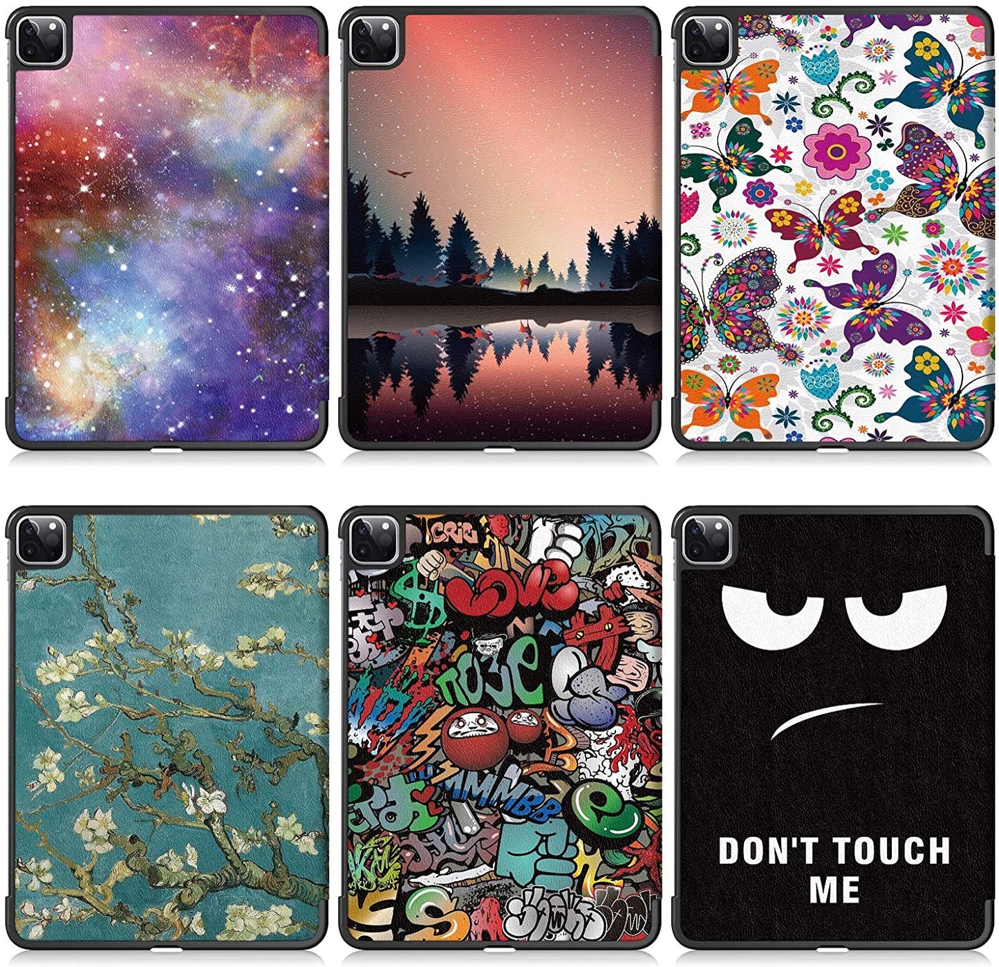 iPad Pro 11 2020/2018 Case Fashion Pattern PU Leather Hard Case for New iPad Pro 11inch