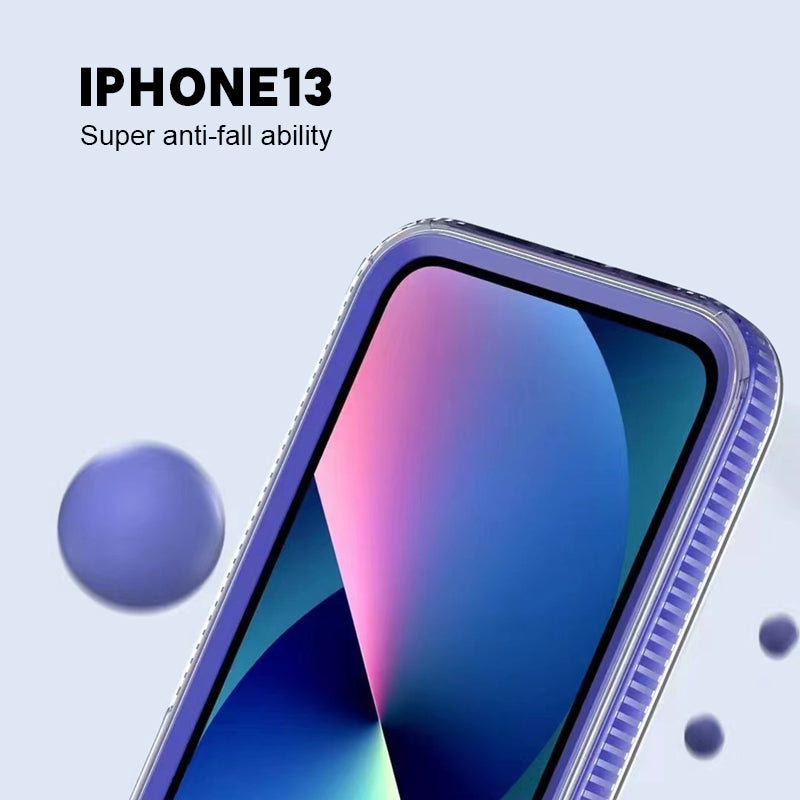 Transparent phone case for iPhone 13 pro max shockproof protect camera anti drop clearPush cover lens hard cover