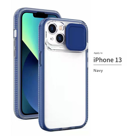 Transparent phone case for iPhone 13 pro max shockproof protect camera anti drop clearPush cover lens hard cover