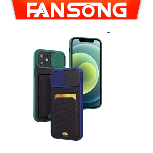 Suitable for iPhone11 /11Pro /11Pro max case lens protection push window card all-in-one card case mobile phone case