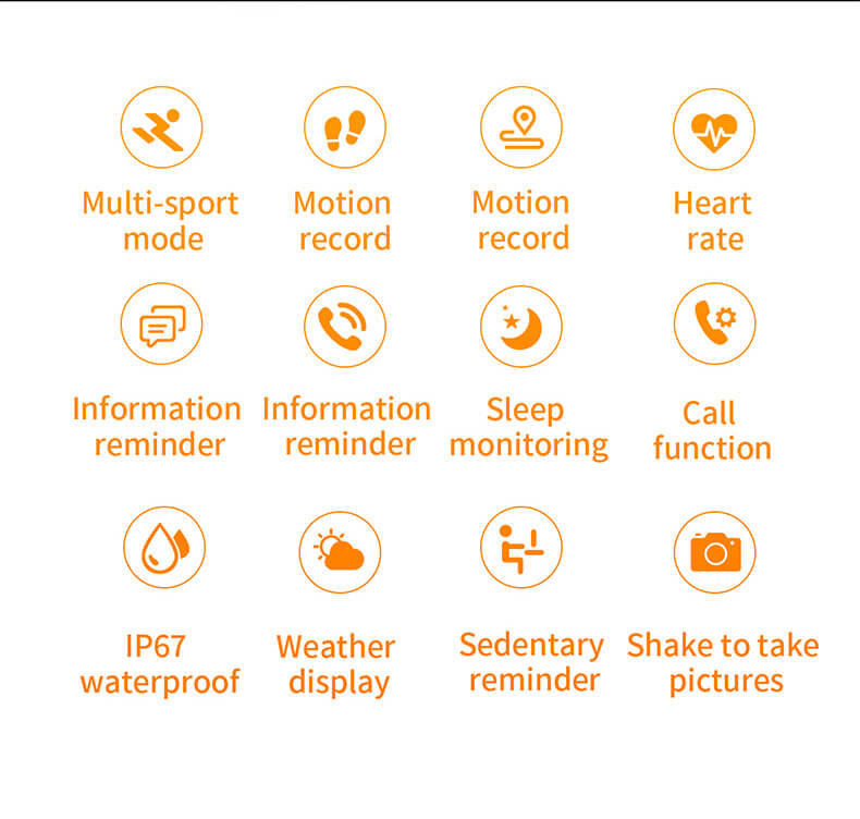 Sports Health Bluetooth Smart Watch