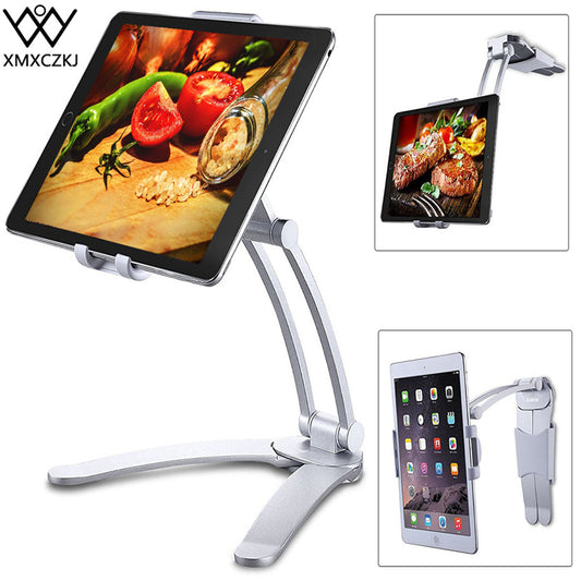 Tablet Mount Stand Fit For 5-10.5 inch Width Tablet Metal Bracket Smartphones Holders