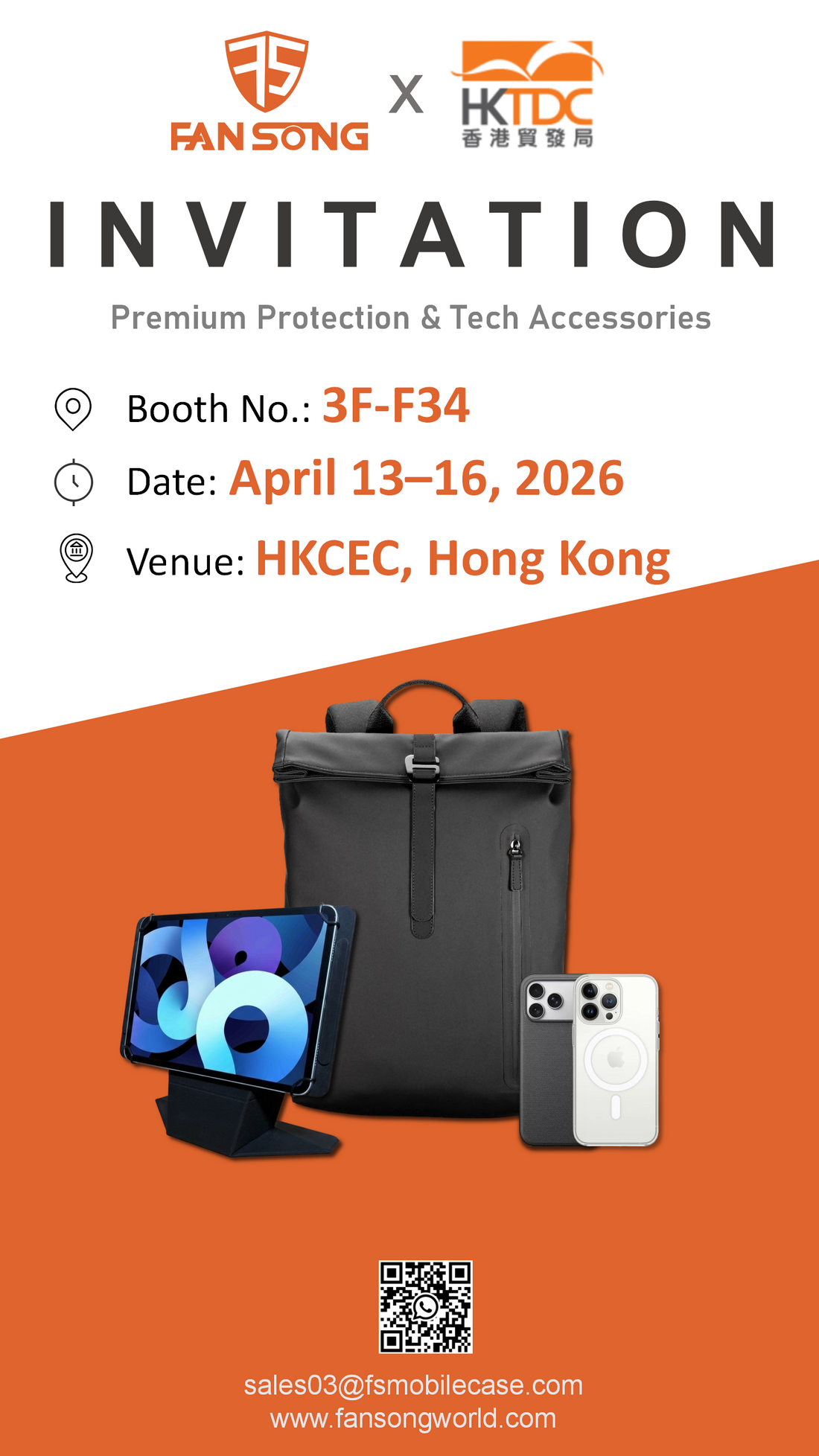 Meet FAN SONG at HKTDC Hong Kong Electronics Fair 2026