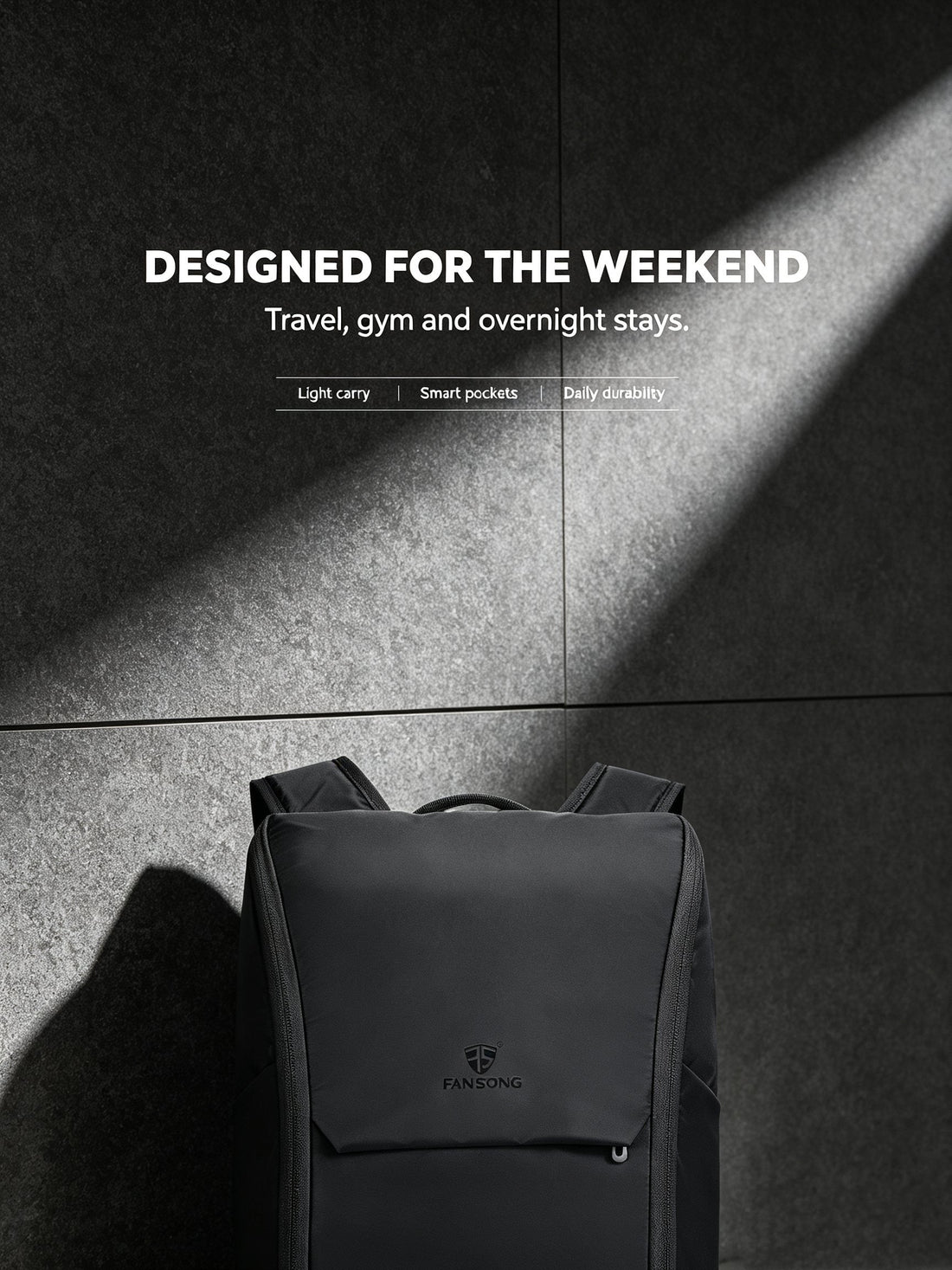Compact & Modern Simple Weekend Bag: Perfect for City Break, Hotel Stays & Airplane Carry‑On
