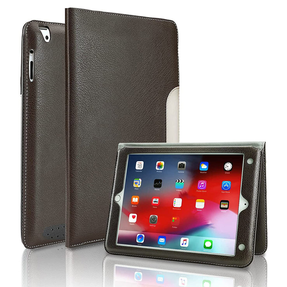 iPad Case 10.2 inch, PU Leather Card Slot Smart Cover for iPad 7/8/9