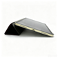 Wine Red Tri-Fold iPad Case | Clear TPU Shockproof Protective Cover with Auto Sleep Wake
