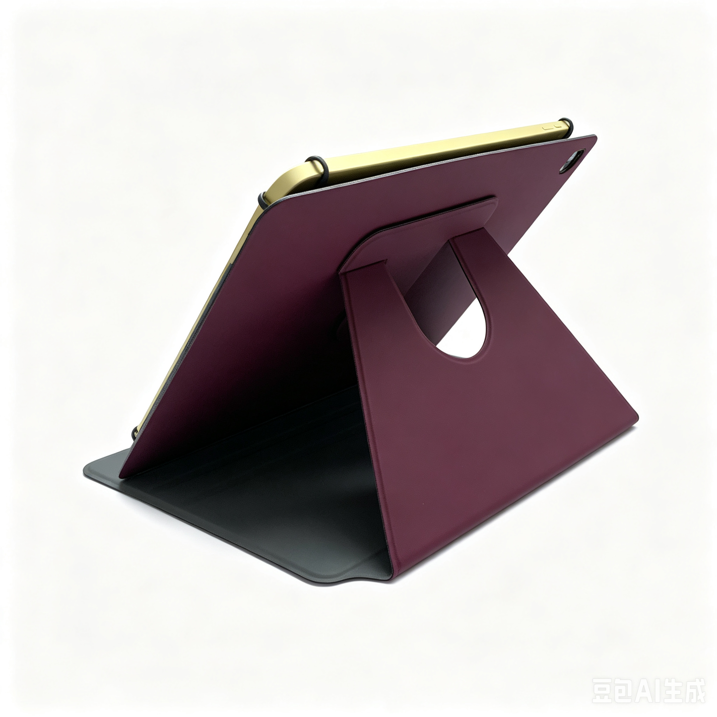 Universal Adjustable Tablet Case with 4 Elastic Fixing Straps, Multi-Angle Stand Protective Cover, Auto Sleep Wake, Matte PU Leather for All 9–11 Inch Tablets