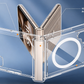 FANSONG Samsung Galaxy Z Flip 8 / Flip 7 Clear Foldable Phone Case
