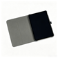 Wine Red PU Leather Back Tri-Fold Stand Tablet Protective Case - FANSONG