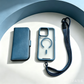 3‑in‑1 Phone Accessory Set | Detachable Flip‑Leather Wallet Case, Mag‑Safe Phone Shell and Matching Anti‑Drop Lanyard