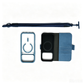 3‑in‑1 Phone Accessory Set | Detachable Flip‑Leather Wallet Case, Mag‑Safe Phone Shell and Matching Anti‑Drop Lanyard