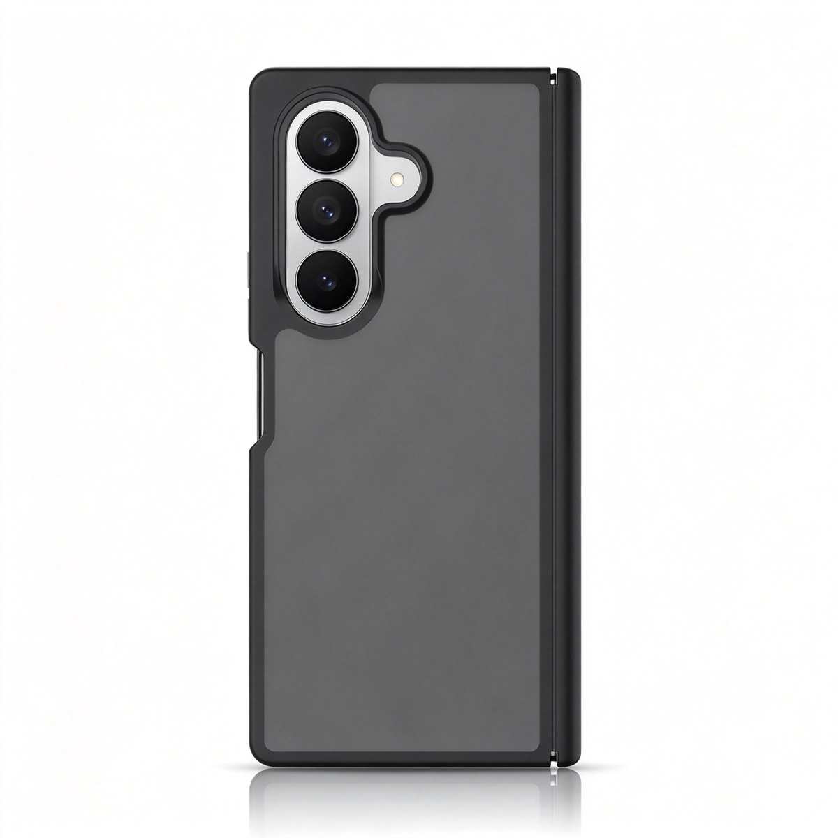 FASSONG Silver Shield Matte Magnetic Phone Case for Samsung Galaxy Z Fold 6 / Z Fold 7 / Z Fold 8 / Z Fold 8 Wide
