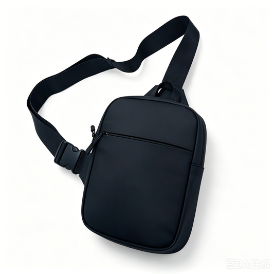 Waterproof Mini Crossbody Phone Bag, Simple Solid Color Waist Pouch