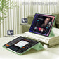 Fansong Case for iPad Pro 11 inch 2024, Cover for iPad Pro 11 (M4) with Auto Sleep/Wake Pencil Holder Trifold Stand TPU Smart Cover Slim Supports Charging Apple Pencil for A2837 A3006