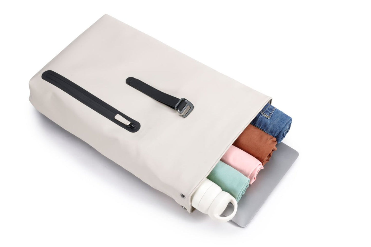 Fashion Expandable Laptop Bag | Roll-Top Slim Travel Bag