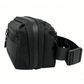 Minimalist Black Crossbody Chest Bag, Lightweight Water Resistant Nylon Fanny Pack, Unisex Daily Phone Shoulder Pouch