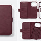 Magsafe Flip PU Leather Wallet Case for iPhone | OEM ODM Available