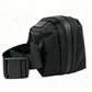 Minimalist Black Crossbody Chest Bag, Lightweight Water Resistant Nylon Fanny Pack, Unisex Daily Phone Shoulder Pouch