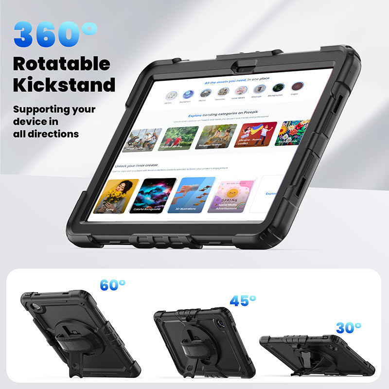 FINTIE Custodia Per Lenovo Tab M11 11 Pollici 2024 - Cover Protettiva Sottile Con Supporto, Auto Sveglia - Nero - Foto 3